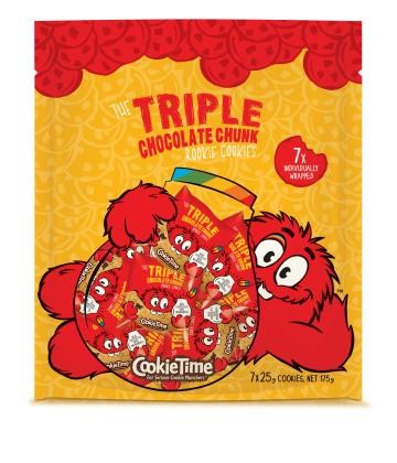 Cookie Triple Chocolate Chunk Individually Wrapped