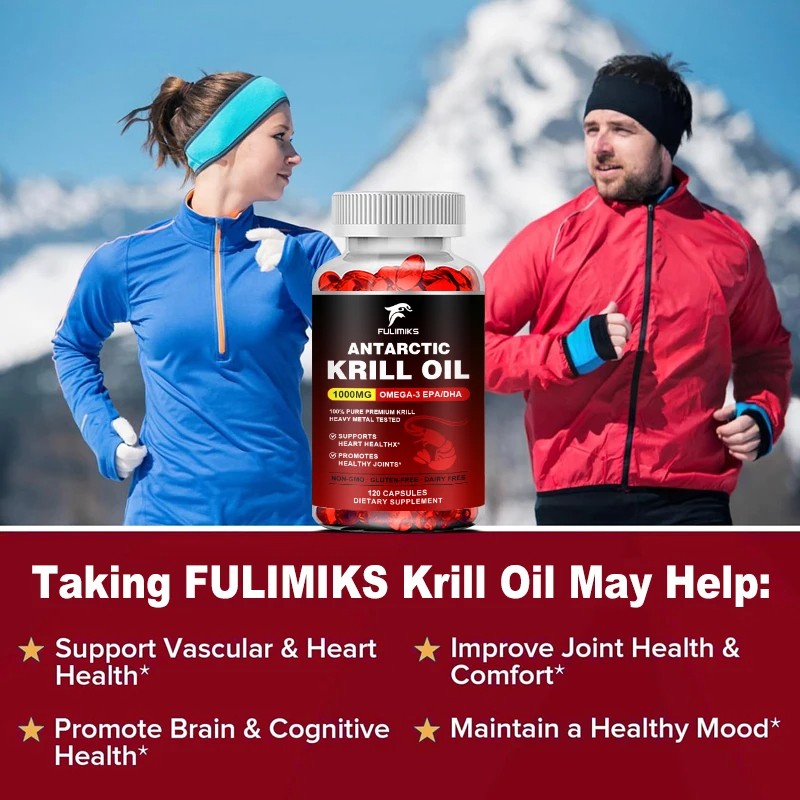 Antarctic Krill Oil - Phospholipid Omega-3 Complex with Astaxanthin