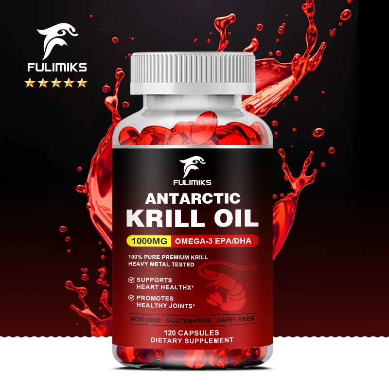 Antarctic Krill Oil - Phospholipid Omega-3 Complex with Astaxanthin