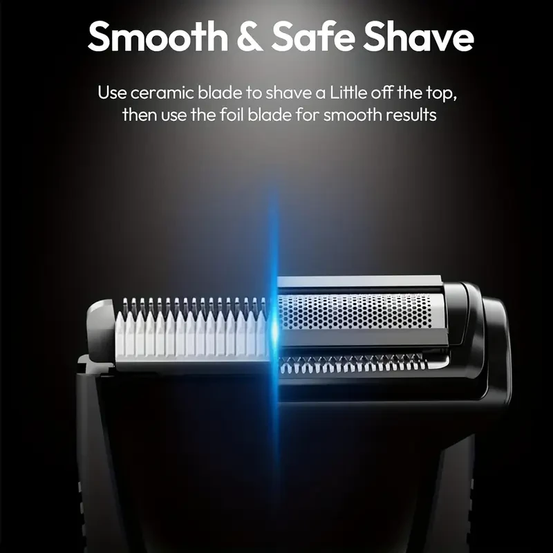 2-in-1 Body Hair Trimmer & Groin Shaver
