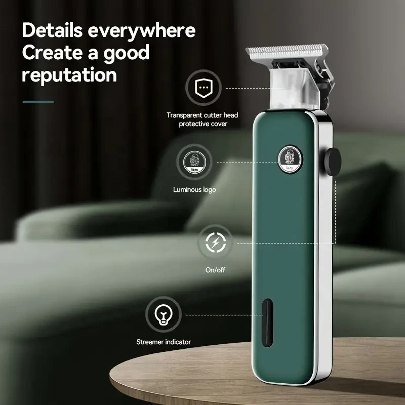 KEMEI KM-5098 Professional Hair Clipper with USB Rechargeable Battery