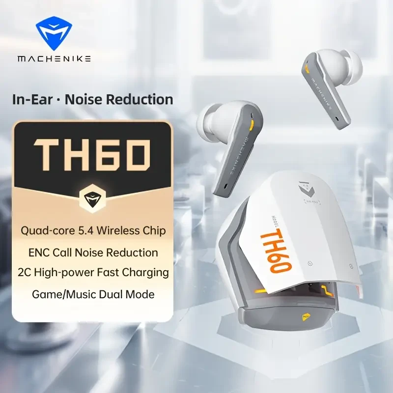 MACHENIKE TH60 Wireless Earphones Low Latency