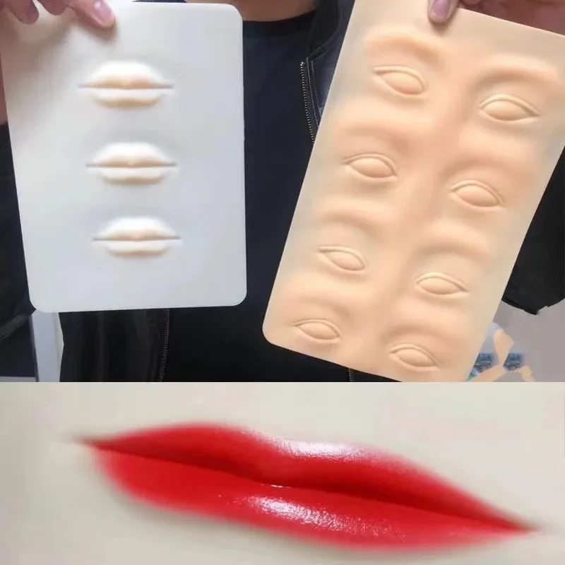 Tattoo Embroidery Silica Gel Practice Leather