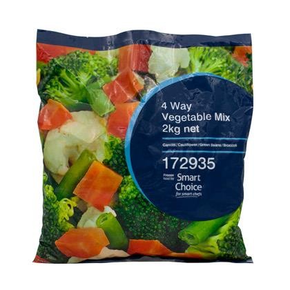 Vegetable Mixed 4 Way Broccoli Carrot Cauliflower Beans