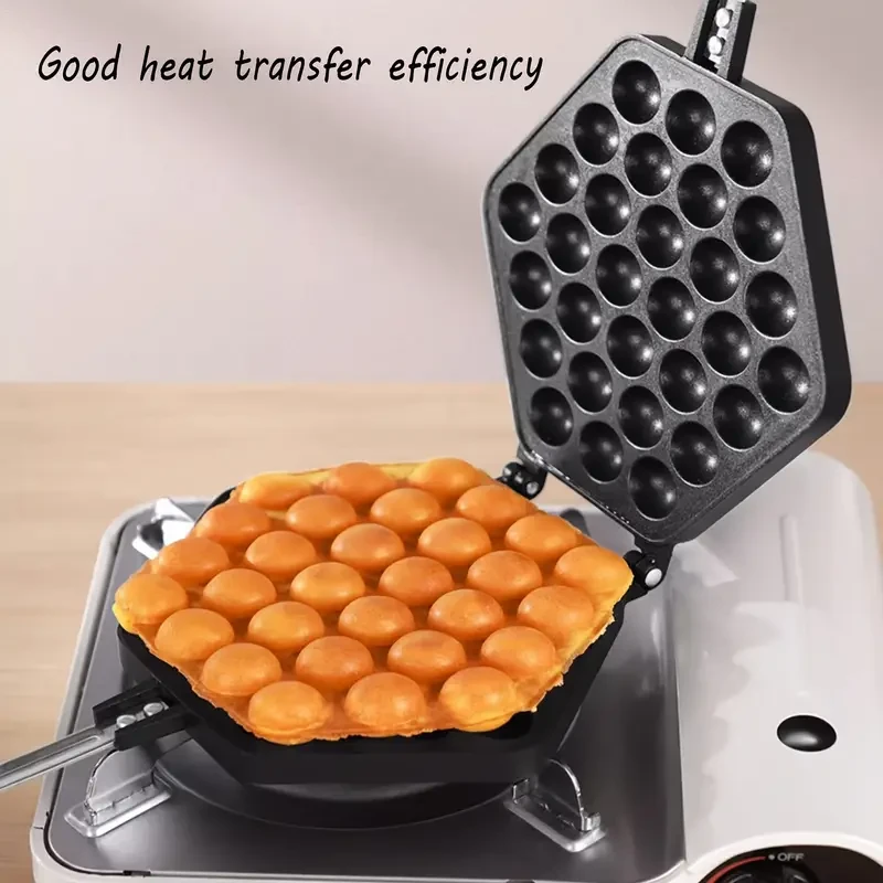 Premium Non-Stick Cast Iron Waffle Maker - DIY Egglet Pan