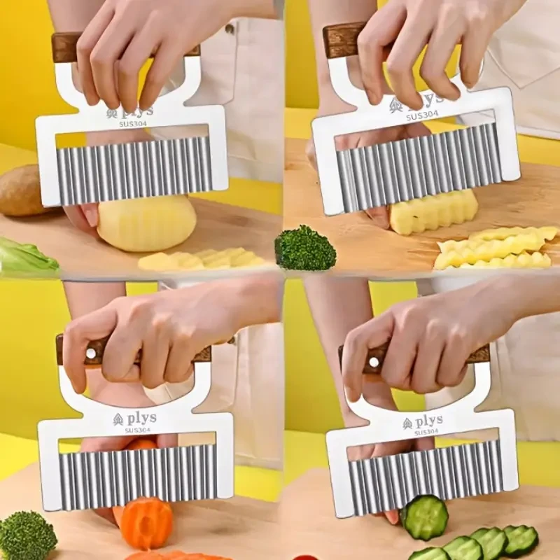 Cozy Cooking| Stainless Steel Wave Cutter