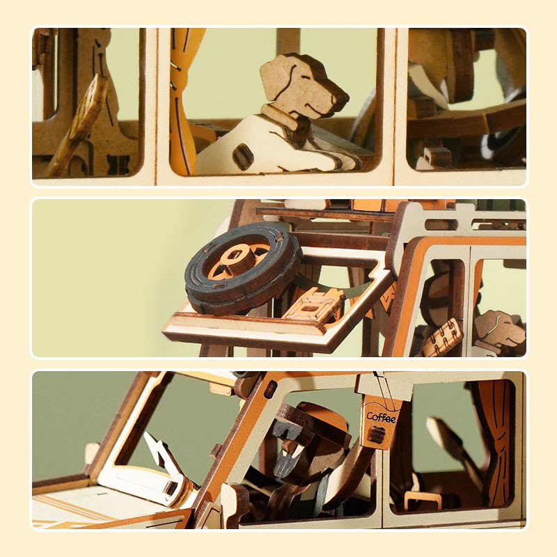 ROKR 3D Wooden Puzzle Gravity Swing Series, Balance Model Kit For Adults & Teens, DIY Mechanical Jigsaw Toy & Decorative Gift