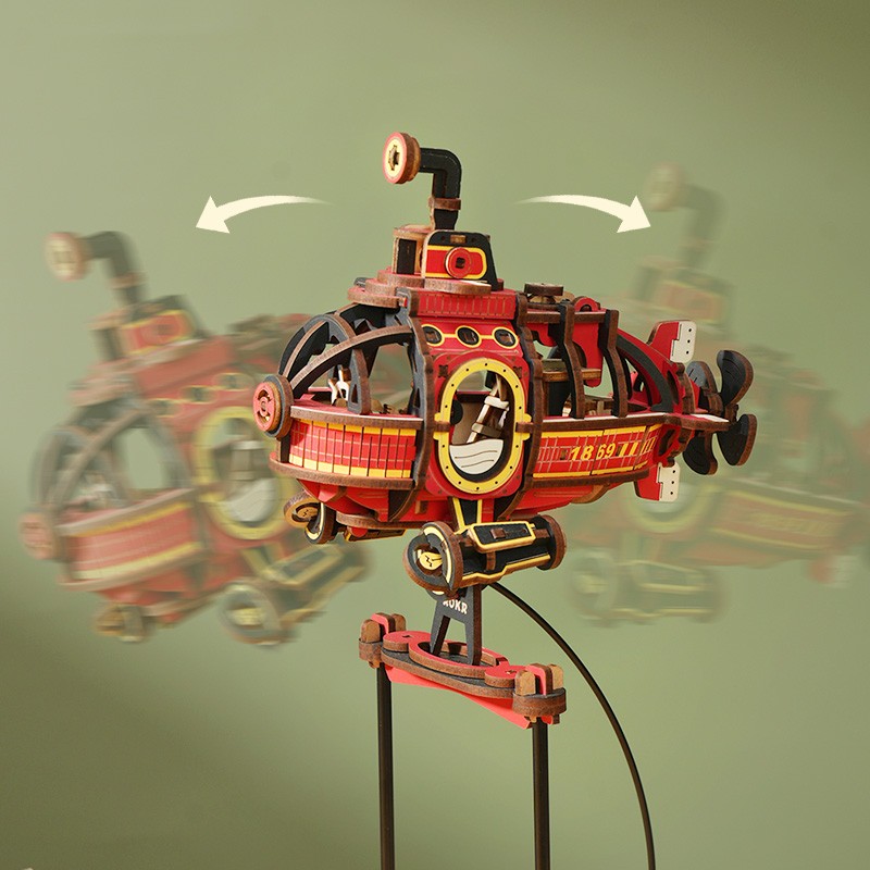 ROKR 3D Wooden Puzzle Gravity Swing Series, Balance Model Kit For Adults & Teens, DIY Mechanical Jigsaw Toy & Decorative Gift