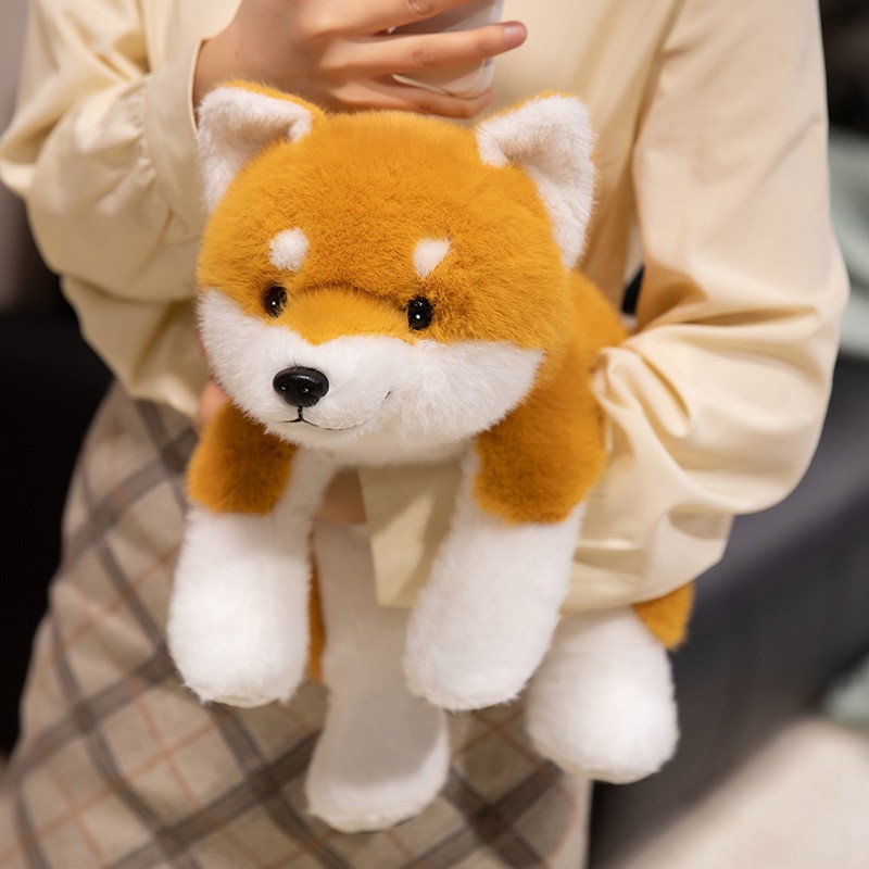 Cute Lying Posture Dog Cartoon Doll Plush Toys