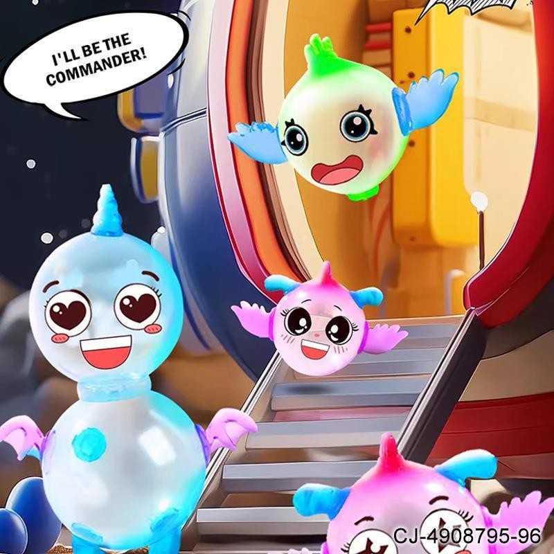 Space Rocket Magic Ball Inflator Children's Educational Toys