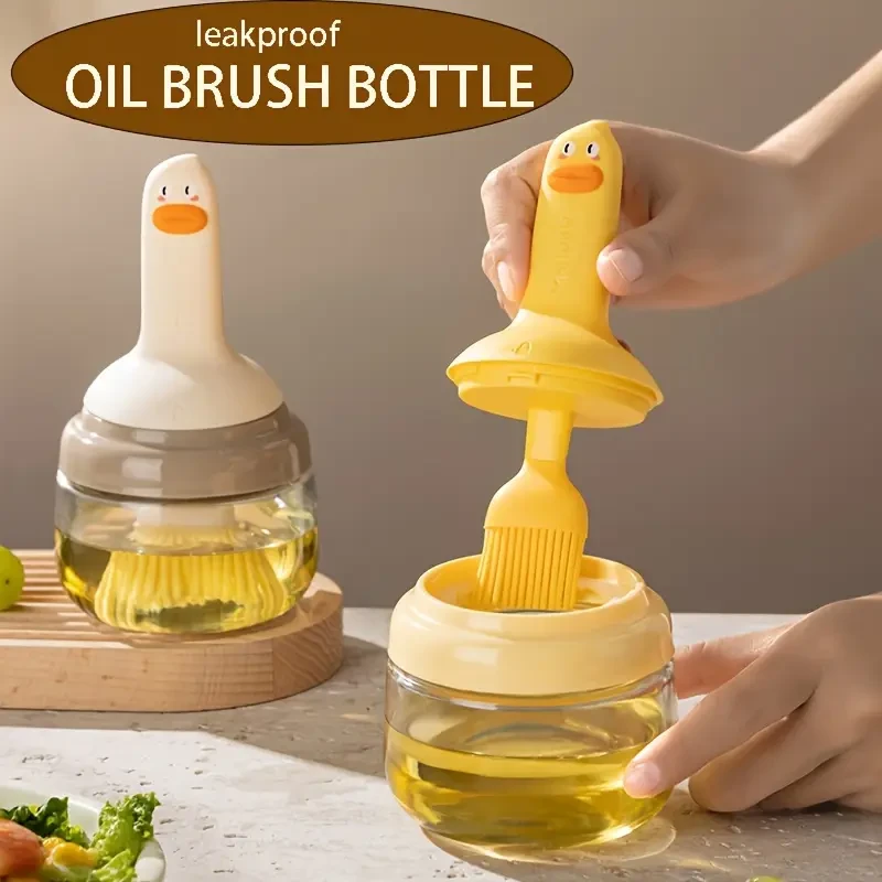 Oil Brush Bottle 190ml Leakproof Lock Design for Olive Oil