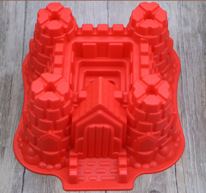 Castle cake mold house baking tray DIY baking tools