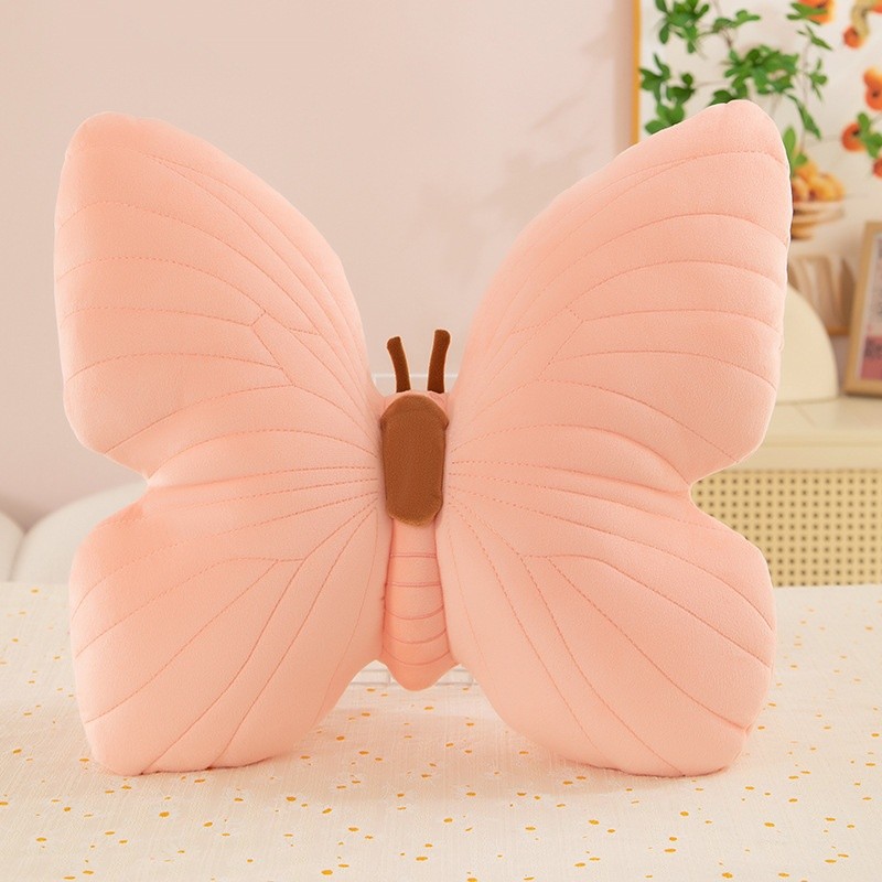 Ins Butterfly Pillow Cushion Plush Toy Blue