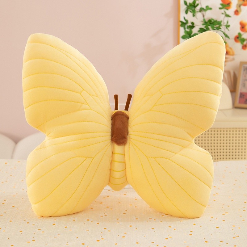 Ins Butterfly Pillow Cushion Plush Toy Blue