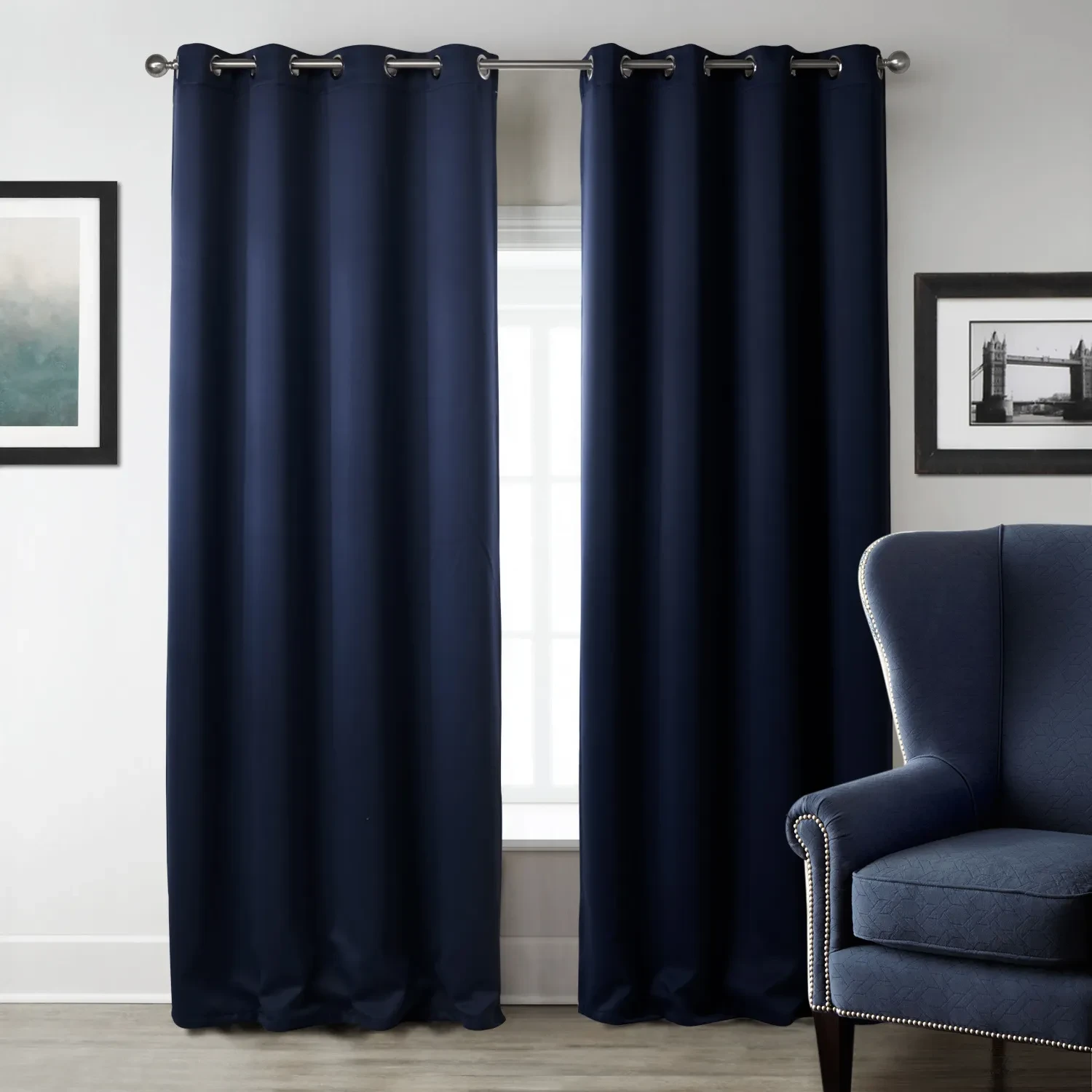 Blue Curtains