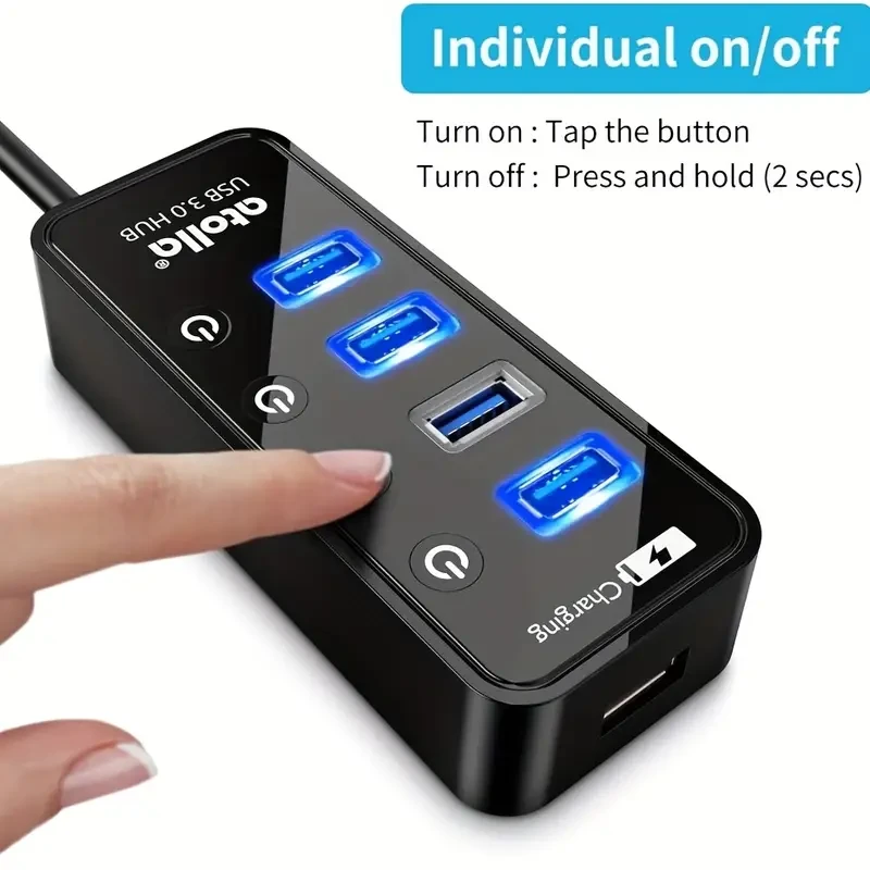 USB 3.0 Multiple 4-Port USB Data Hub