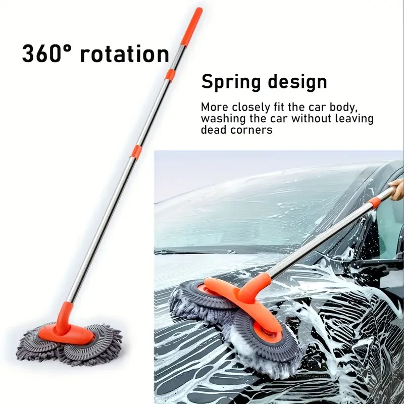 Ultrafine Fiber Durable Long Handle Car Wash Brush