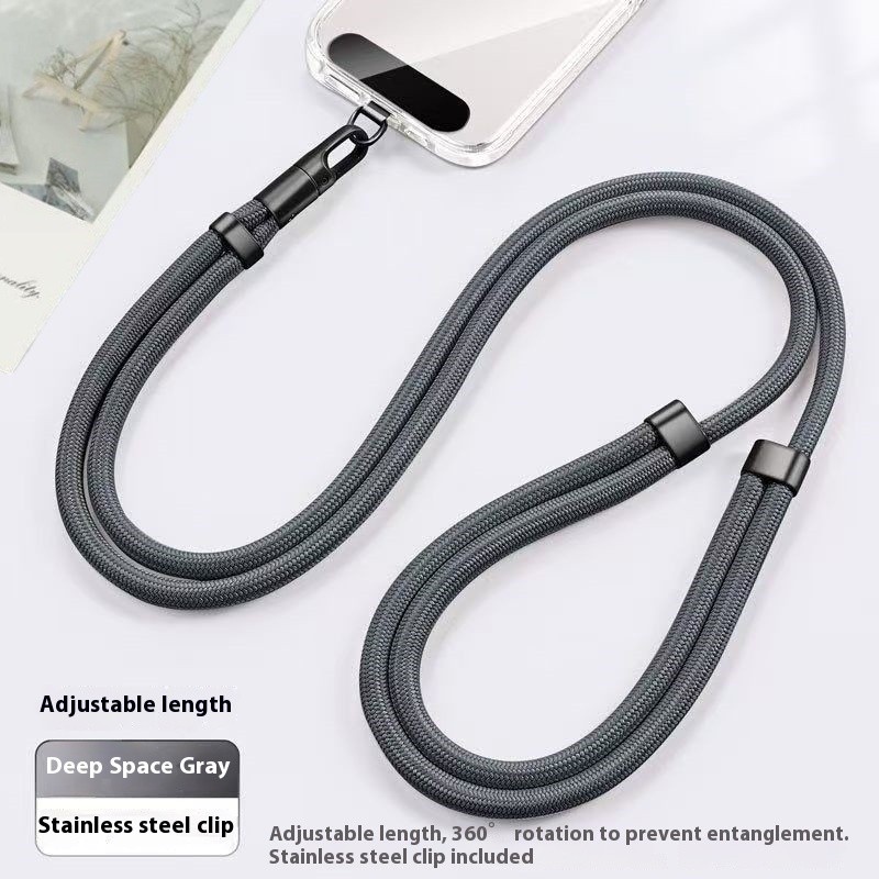 Mobile Phone Portable Adjustable Short Anti-theft Clip Strong Lanyard
