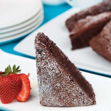 Brownie Chocolate Slice Triangle Pre Cut