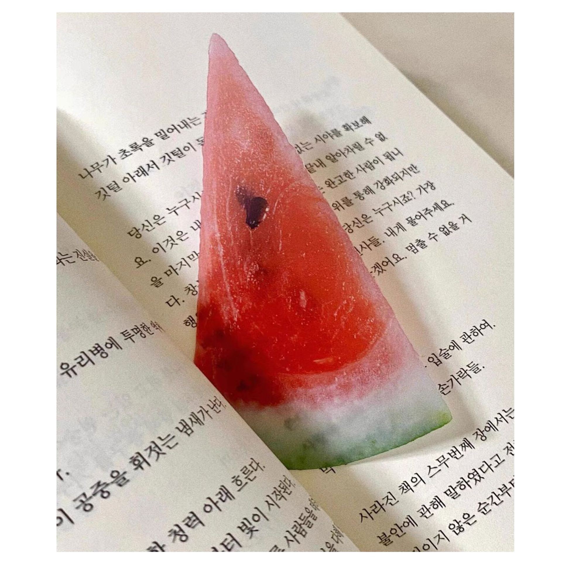 Cute Fixed Book Photo Bookmark Cartoon Creative Watermelon Fruit Bookmark
