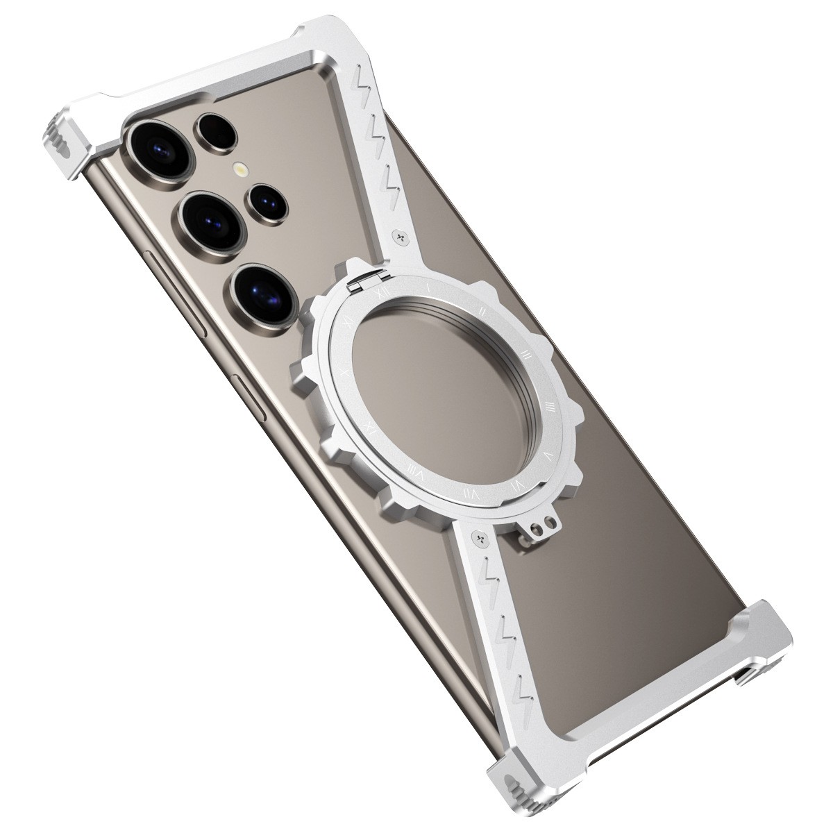 Z-type Heat Dissipation Magnetic Suction S25ULTRA Metal Phone Case