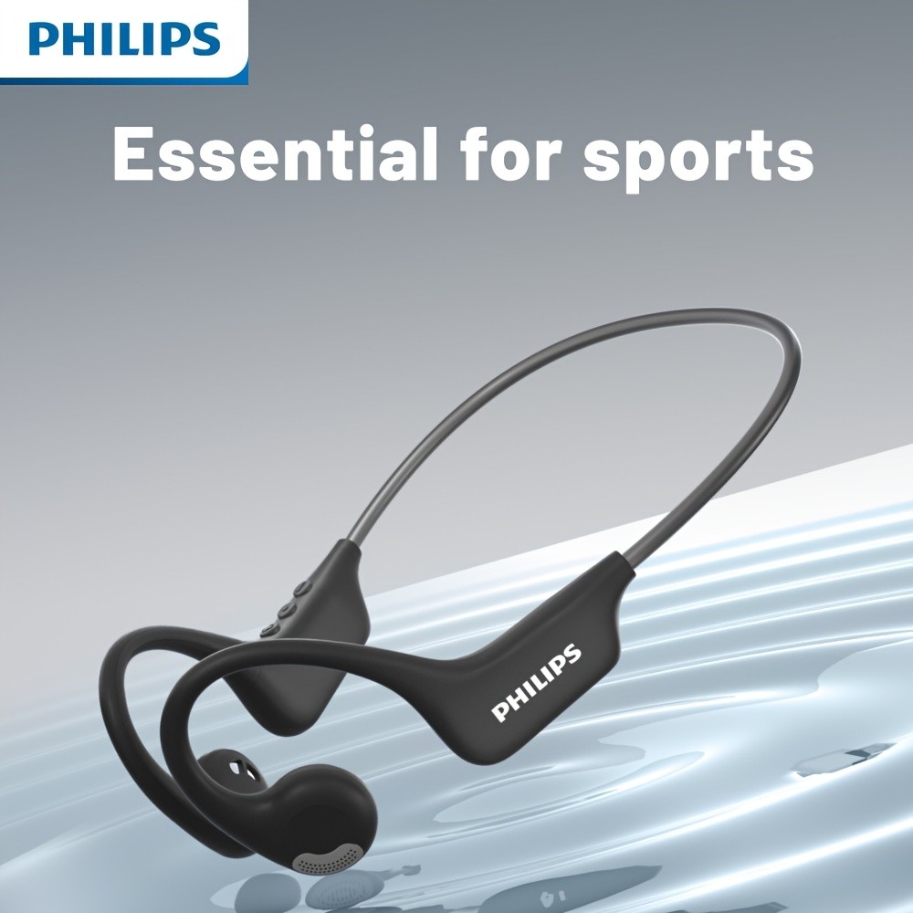 Philips Open Ear Sport Headphones  BT5.4 Wireless Bone Conduction Earphones