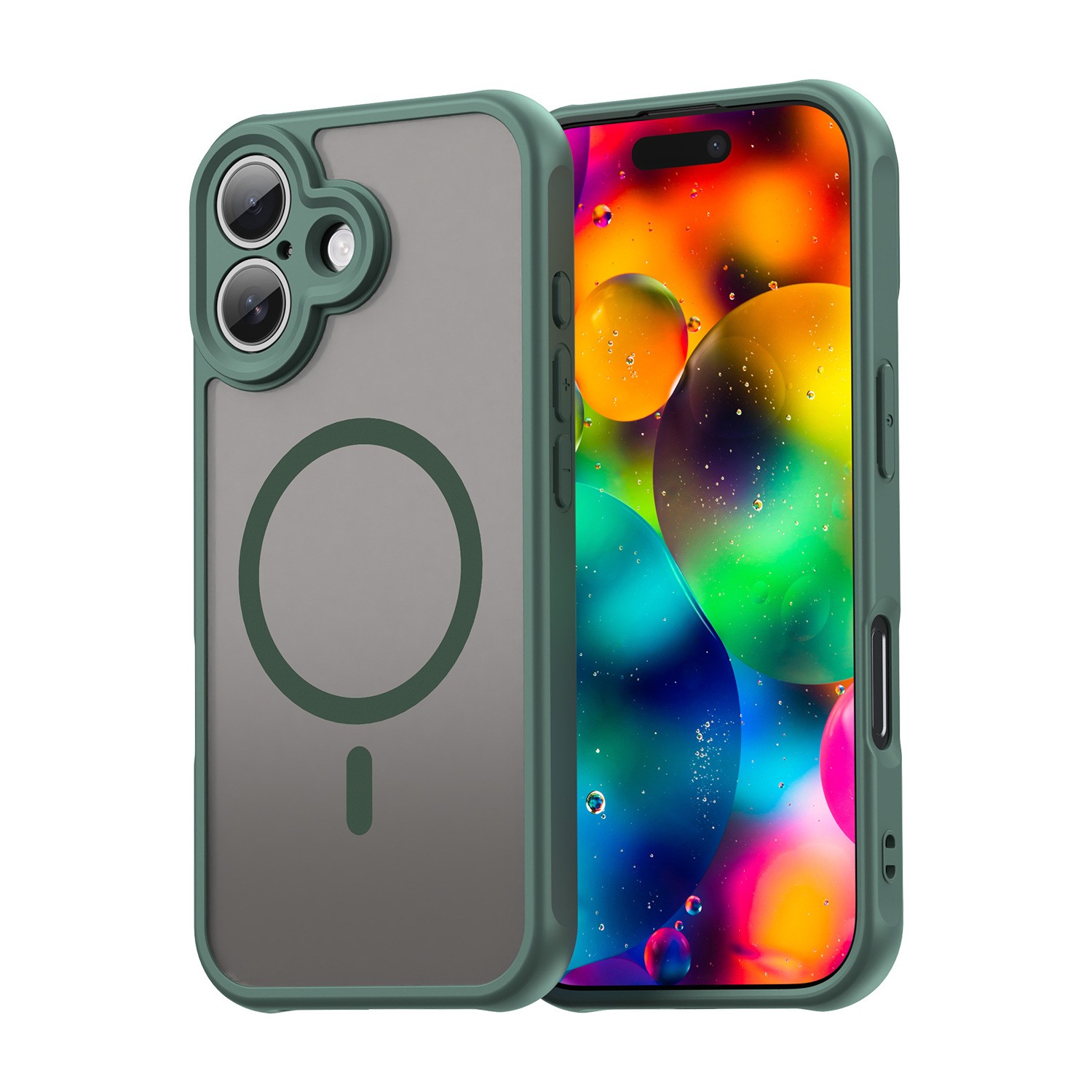 All-inclusive Drop-resistant Frosted TPU PC Magnetic Phone Case