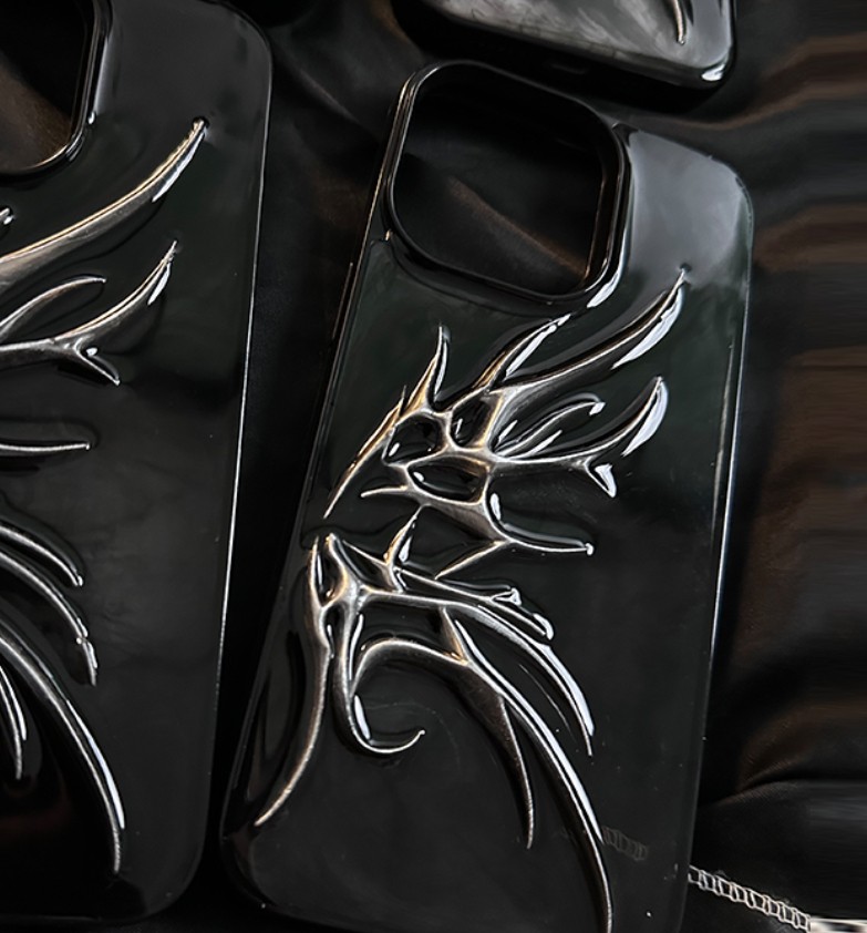 Simple Blooming Three-dimensional Wings Phone Case