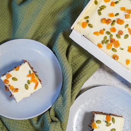 Slab Cake Carrot Iced