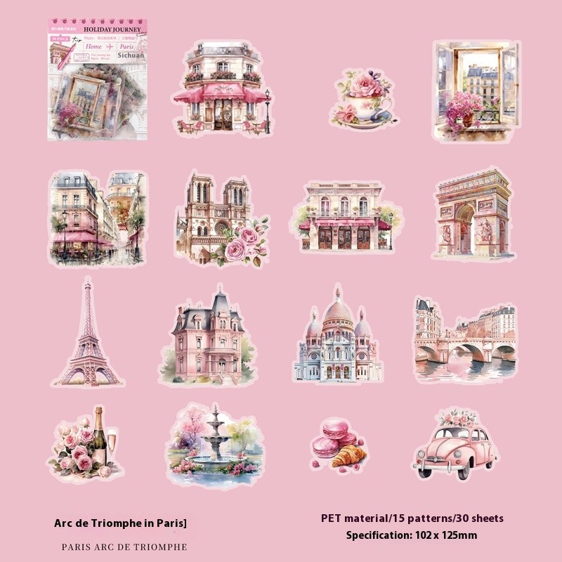 Holiday Journey Series Architecture Journal Stickers