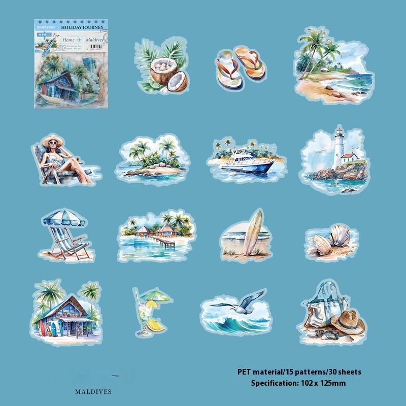 Holiday Journey Series Architecture Journal Stickers