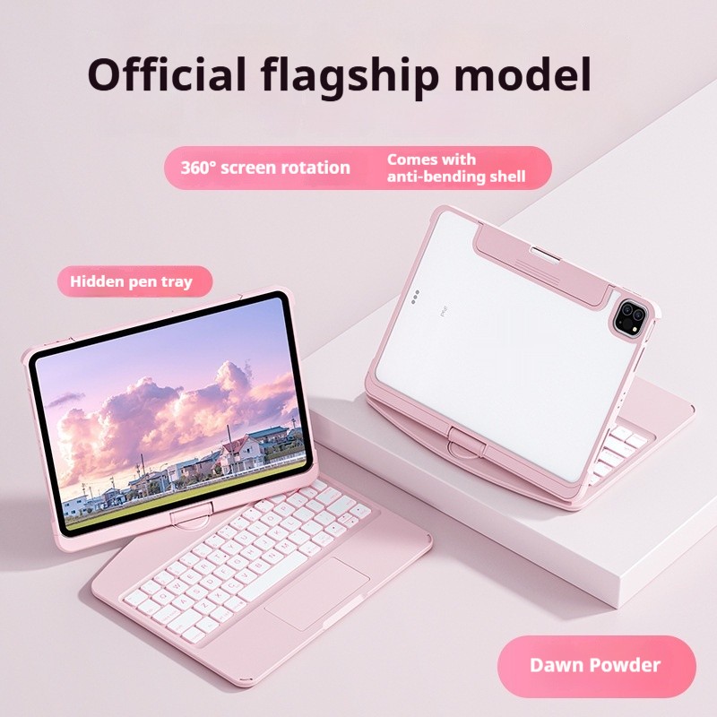 Transparent Rotating Keyboard For Air5 Protective Case Tablet PC