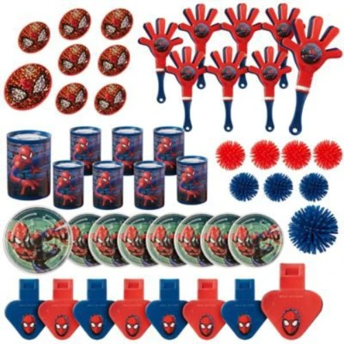 Spiderman Webbed Mix Favors Value Pack 48 Pieces