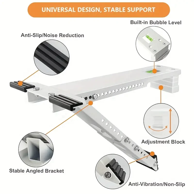 Heavy Duty AC Window Mount Bracket for 5000-12000 BTU Units