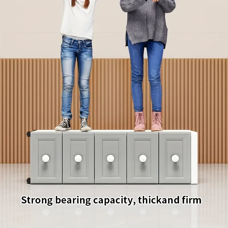 Compact 4-Drawer Storage Cabinet