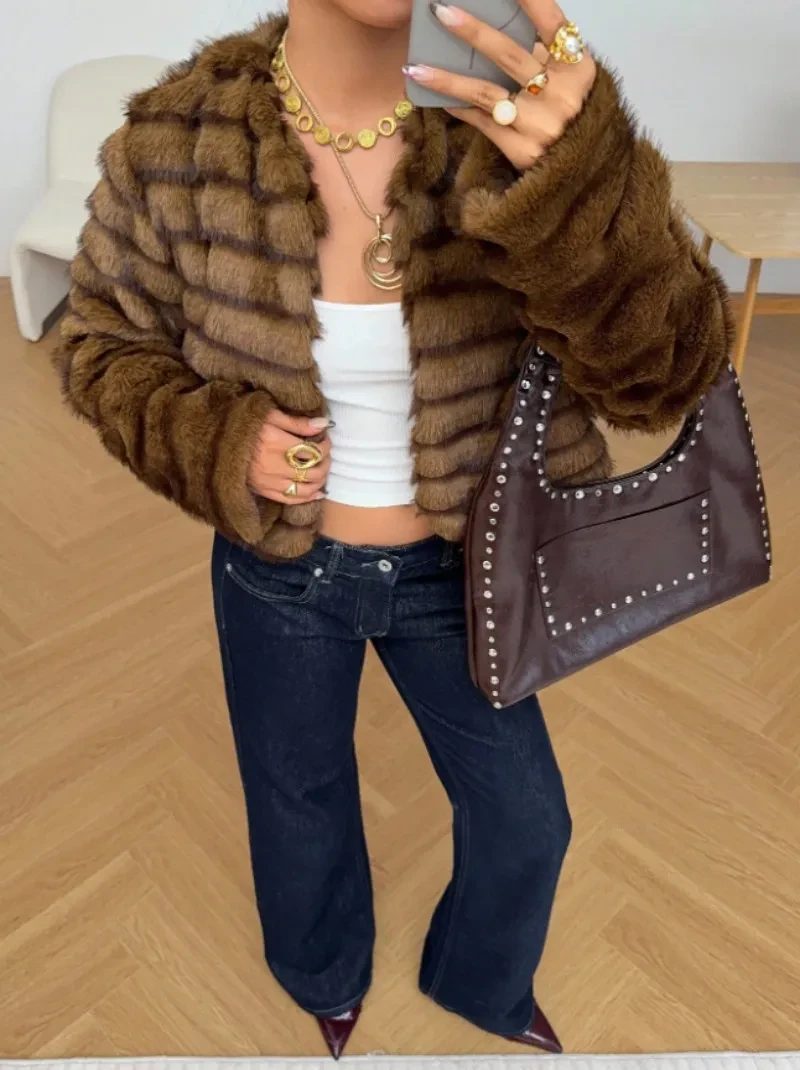 Environmental Protection Fur Integrated High-grade Coat