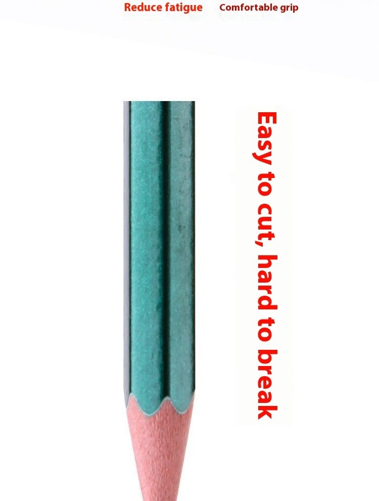 Green Rod Pencil 2B Sketch HB Painting Student Stationery
