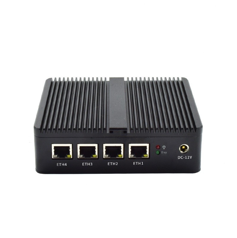 Industrial Control Quad-core Dual-network Microcomputer Embedded Fanless Mini-host