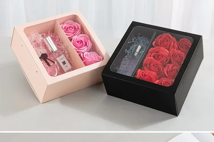 Qixi Festival Gift Flowers Portable Flower Box