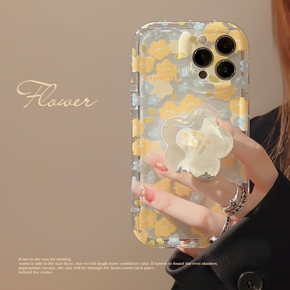 Floral Shell Suitable For Phone Case Holder