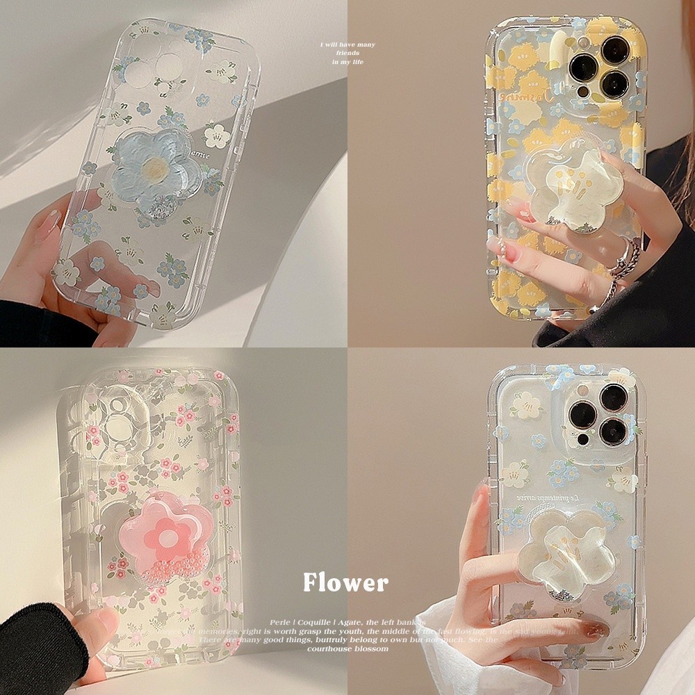 Floral Shell Suitable For Phone Case Holder