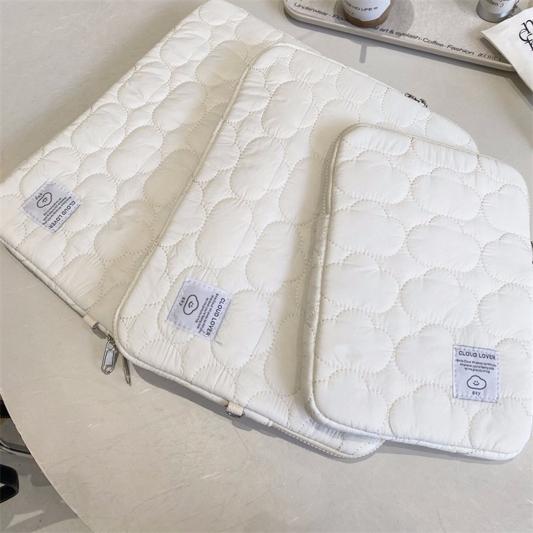 Notebook Storage Cute Cloud Embroidery Ipad Tablet PC Bag