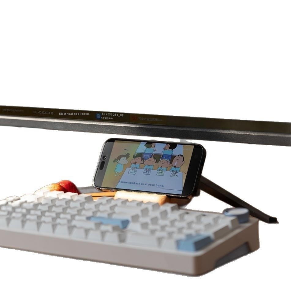 Creative Bunny Tatami Wooden Mobile Phone Stand