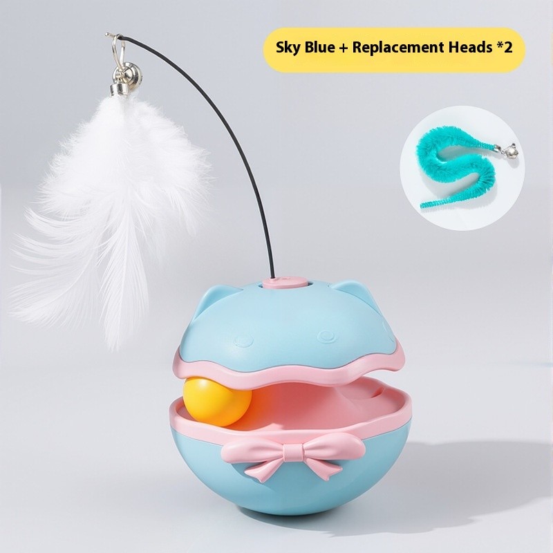 Electric Cat Toy Tumbler Self-Hi Cat Teaser