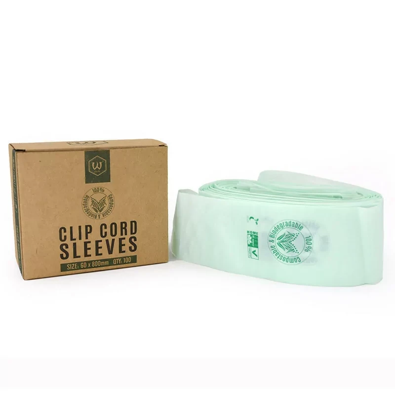 Biodegradable Clip Cord Sleeves