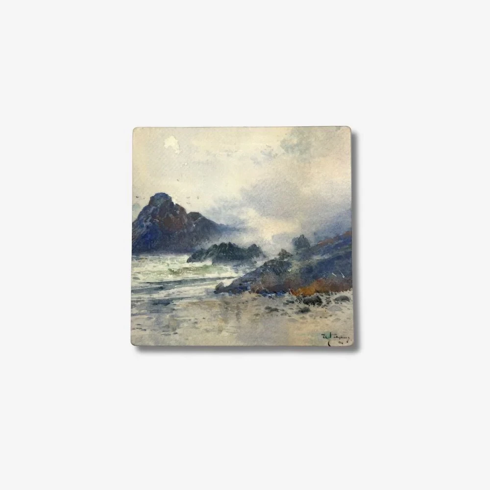 Old Masters - Coaster - A Wet Day on a Wild Coast - Set of 4
