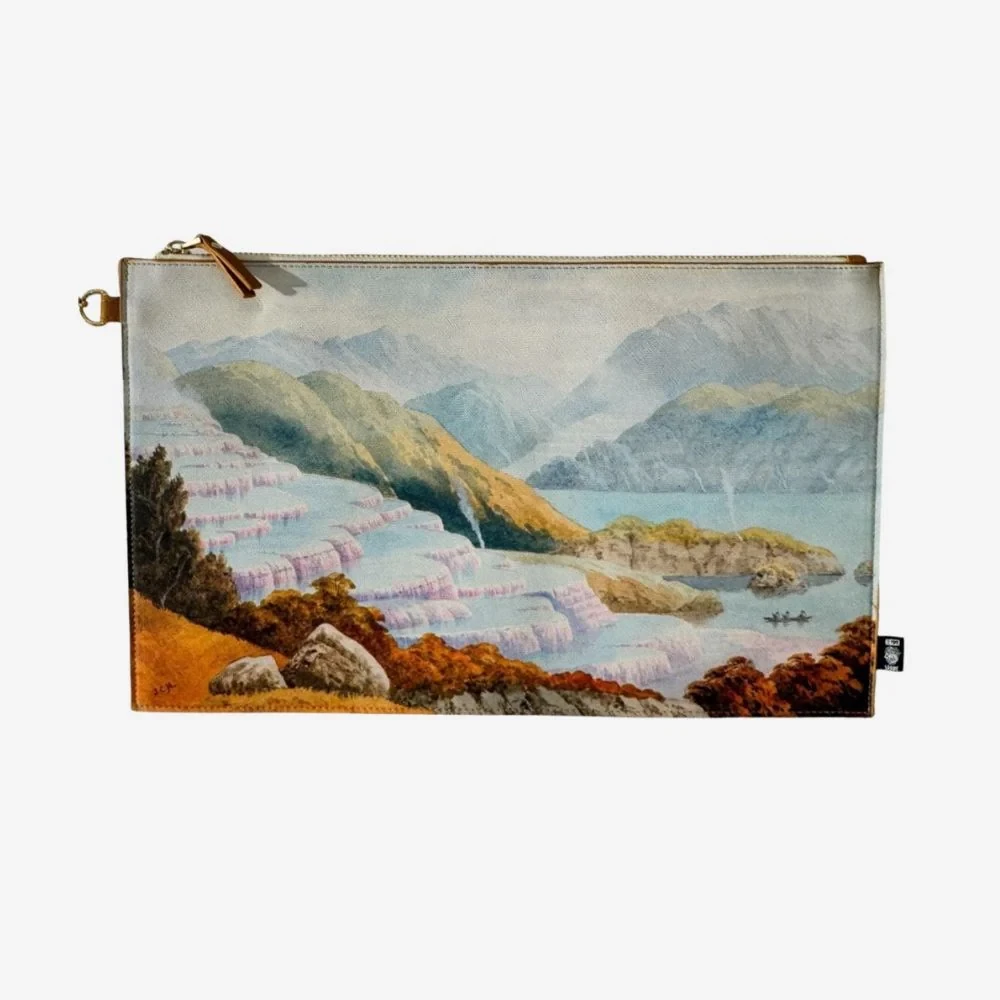 Old Masters - Large Clutch - The Pink Terraces