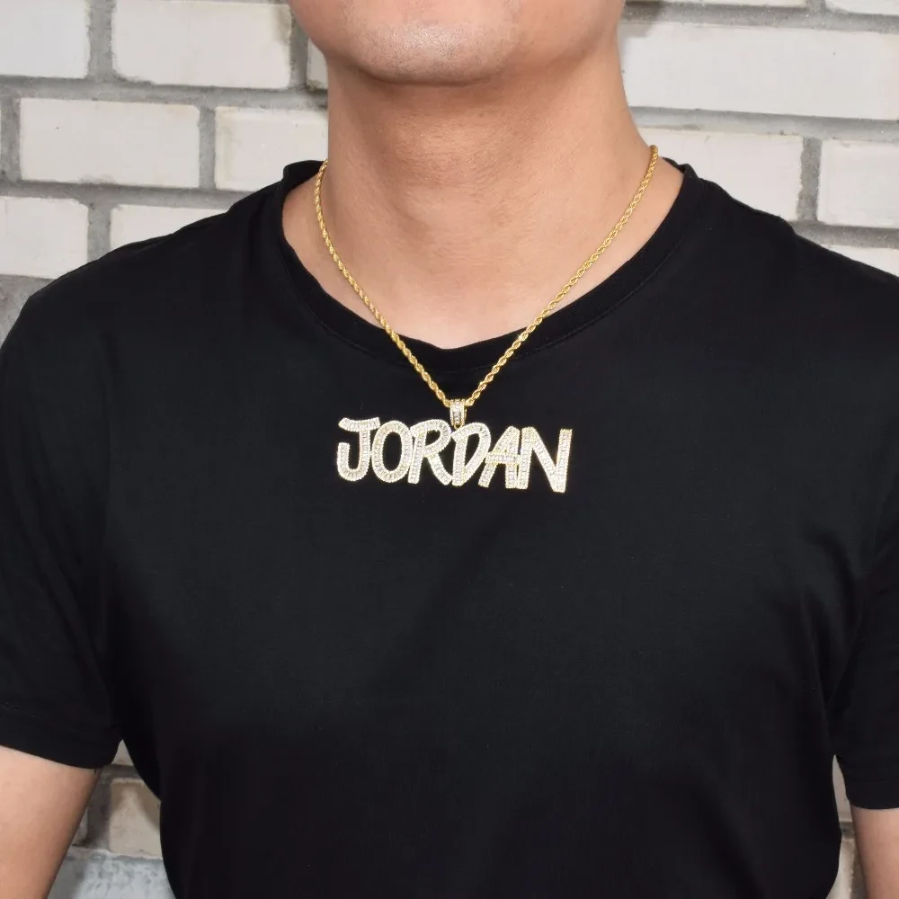 Letter Pendant Necklace