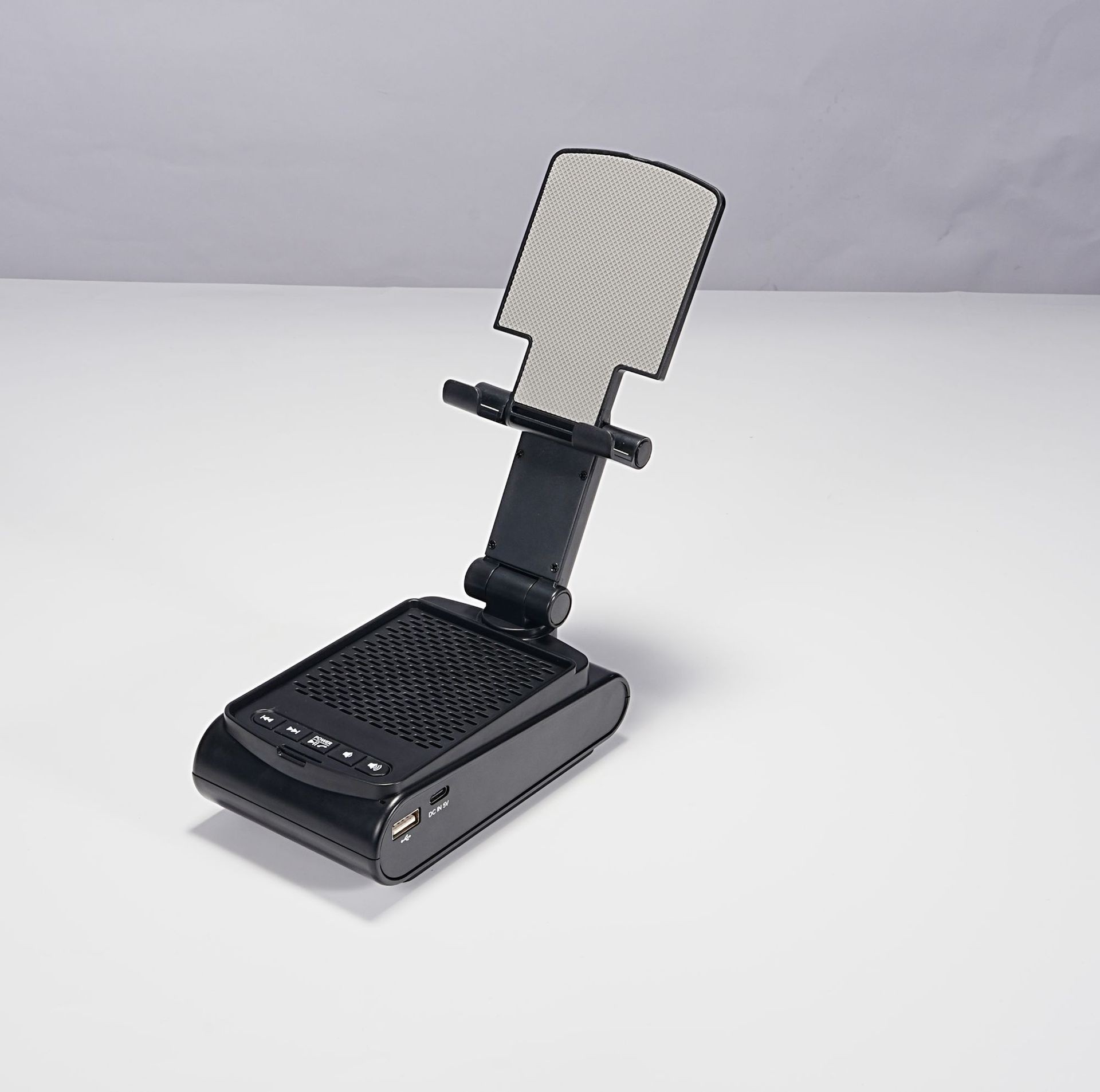 Multi-function Lazy Phone Holder With Bluetooth Audio