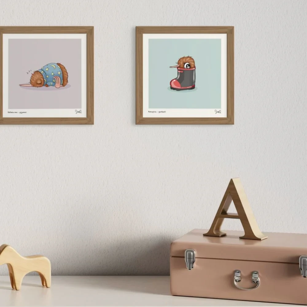 Print - Kamuptu - Gumboot